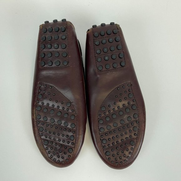 Minnie Tonka Classic Driver Moccasin Slip On Leather Brown Mens 11 - Picture 5 of 7